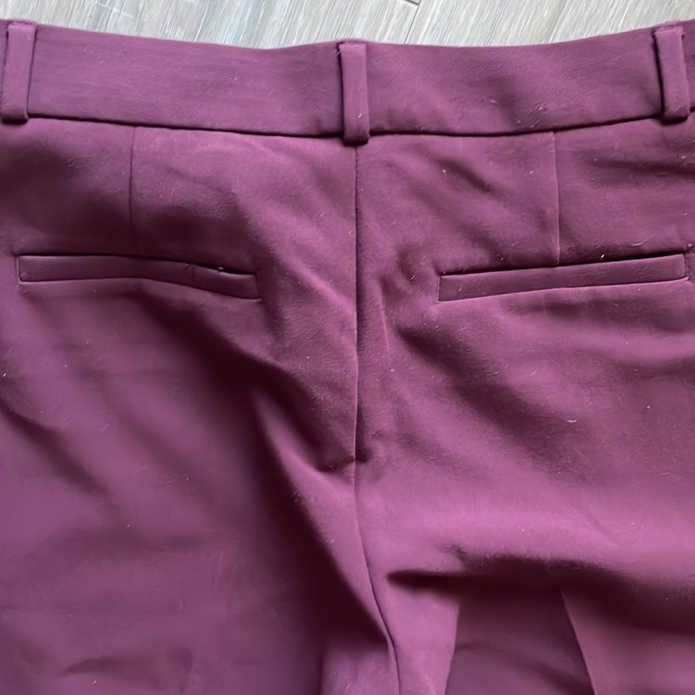 Banana Republic Burgundy Women's Pants Size 2P - Picture 9 of 12